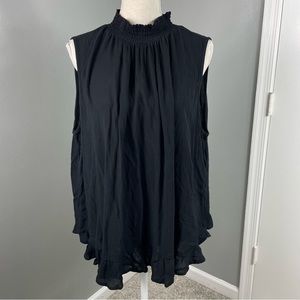 Cato || Sleevless Smocked Neck A Line Blouse Size Size 22/24W